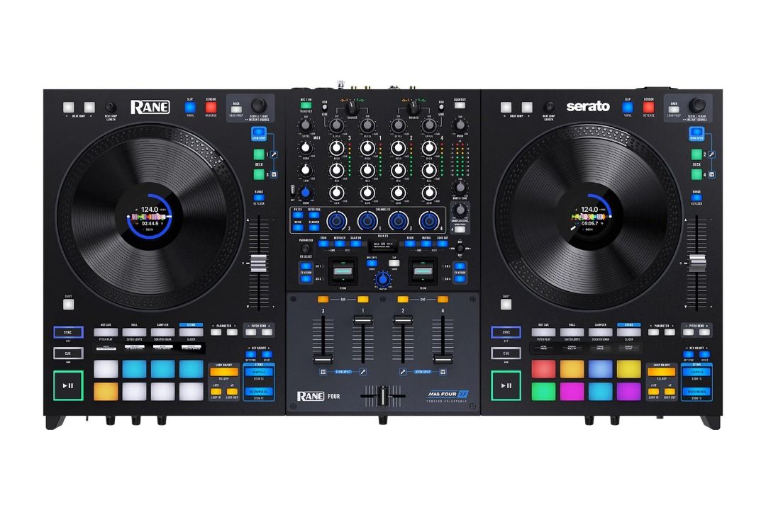 Rane Four Controller (Category: Other Audio Equipment) located in Singapore. Submitted by djayfreq (Listing ID 1389088041, Image 5). Description: DJs and performing artists looking to take full advantage of Serato DJ Pro's latest Stem feature will be thrilled by the RANE FOUR, an advanced four-channel Stems DJ controller with a dedicated Stems pad mode, independent Acapella/Instrumental buttons, and an exclusive Stem-Split feature. The FOUR combi