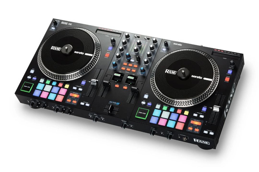 Rane One Controller (Category: Other Audio Equipment) located in Singapore. Submitted by djayfreq (Listing ID 1389087734, Image 1). Description: Complete Serato DJ System – DJ Controller with integrated DJ mixer for Serato DJ Pro (download included) featuring 2 decks of control and dual USB laptop connections for seamless handoffs Personalize your DJ Set - Six quick-launch FX with dual metal paddles; Instant loop controls; Eight performance pads 