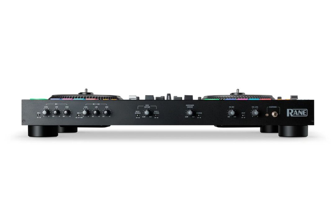Rane One Controller (Category: Other Audio Equipment) located in Singapore. Submitted by djayfreq (Listing ID 1389087734, Image 2). Description: Complete Serato DJ System – DJ Controller with integrated DJ mixer for Serato DJ Pro (download included) featuring 2 decks of control and dual USB laptop connections for seamless handoffs Personalize your DJ Set - Six quick-launch FX with dual metal paddles; Instant loop controls; Eight performance pads 