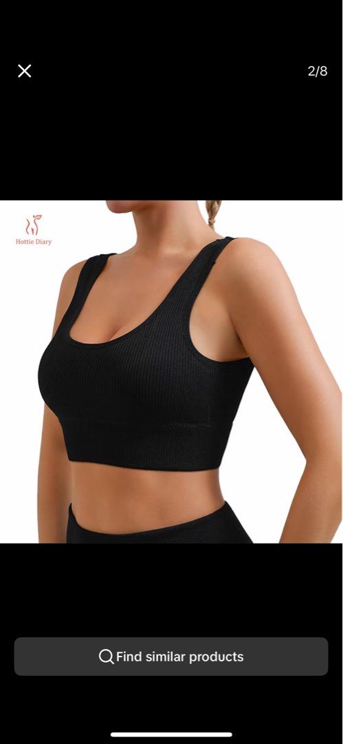 Ribbed seamless sports bra (Category: Activewear) located in Marikina City. Submitted by n.parrel (Listing ID 1389095150, Image 2). Description: .
