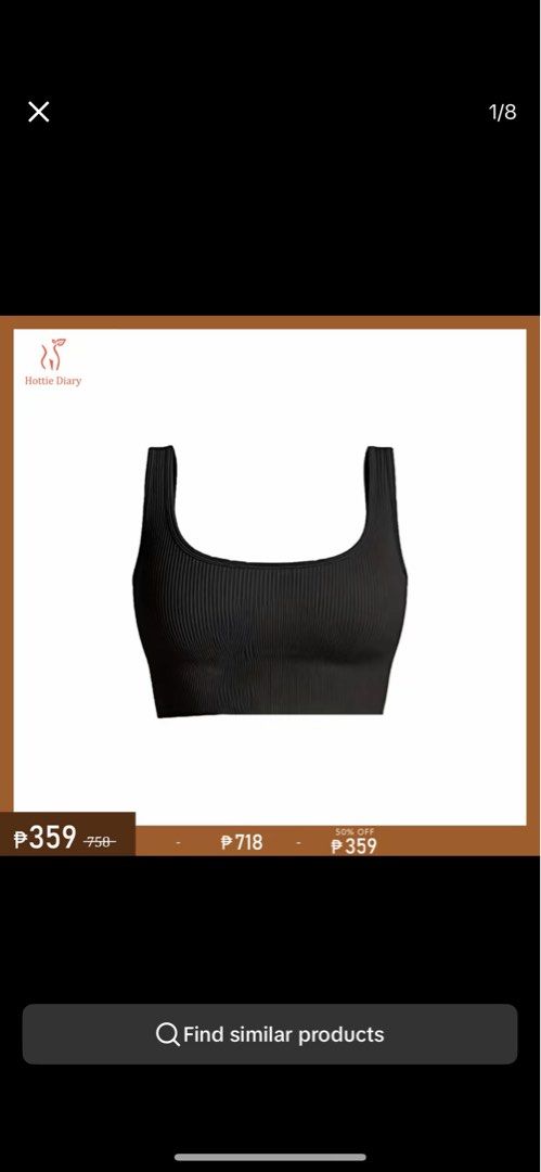 Ribbed seamless sports bra (Category: Activewear) located in Marikina City. Submitted by n.parrel (Listing ID 1389095150, Image 1). Description: .