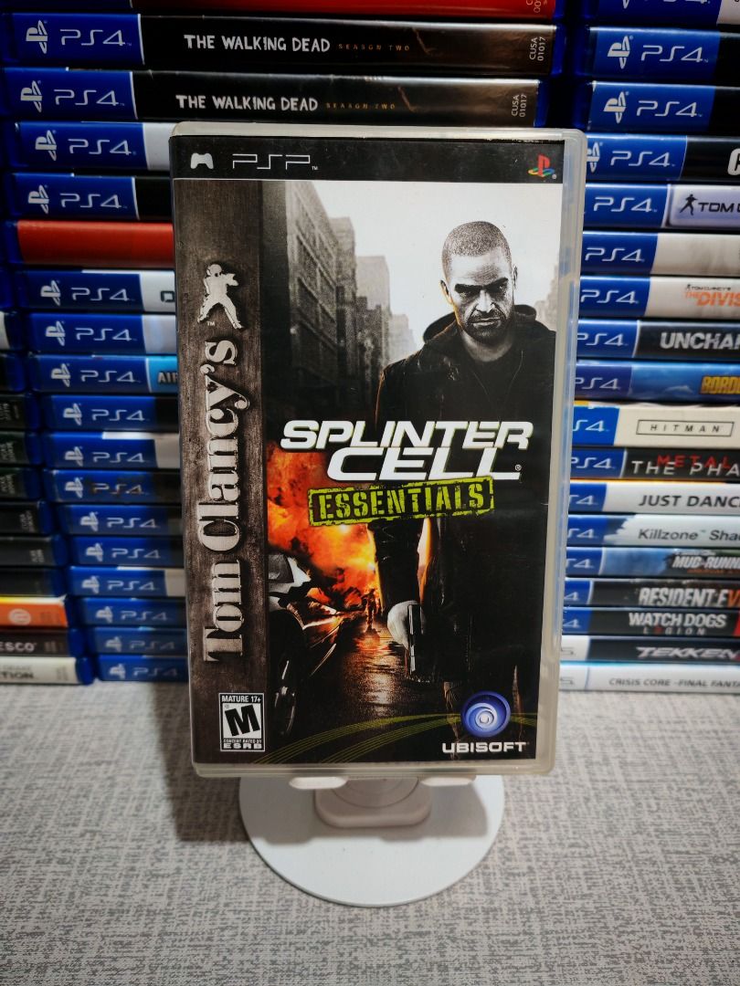 SPLINTER CELL ESSENTIAL PSP (Category: PlayStation) located in Santa Rosa. Submitted by tristanmunoz (Listing ID 1389012841, Image 1). Description: FOR SALE!!! Php 700 TOM CLANCY'S SPLINTER CELL ESSENTIAL PSP UBISOFT PSP UMD R1 Comes with manual and inserts CIB 100% Authentic Tested working condition RARE, COLLECTORS ITEM Can do video calls Warranty: 24 hours testing warranty, will do change/return if item are proven damaged (will be void if defe