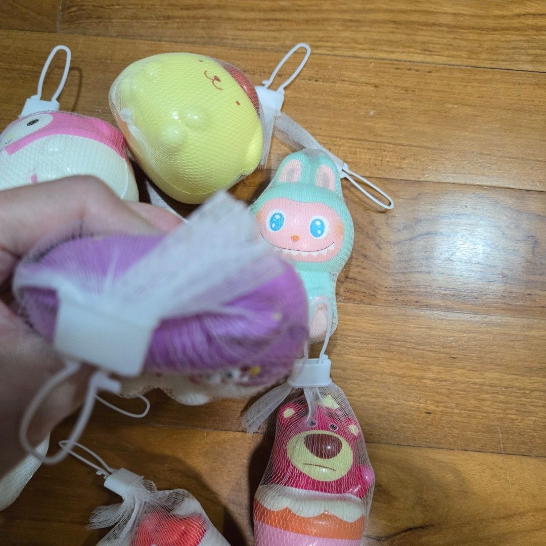 7 x Sanrio Squishy Hello Kitty Labubu Squishies, Hobbies & Toys, Toys & Games on Carousell