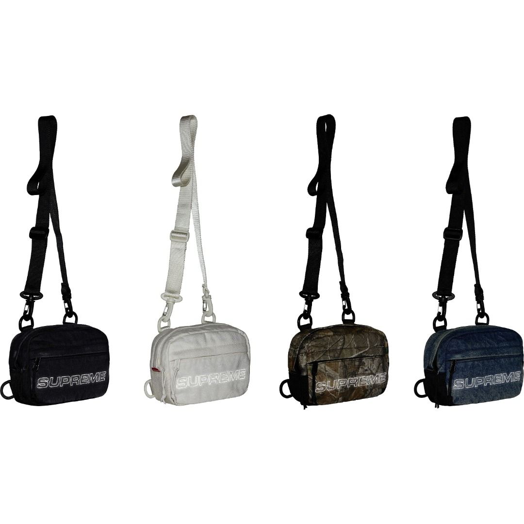 Supreme Denim Shoulder Bag BLACK