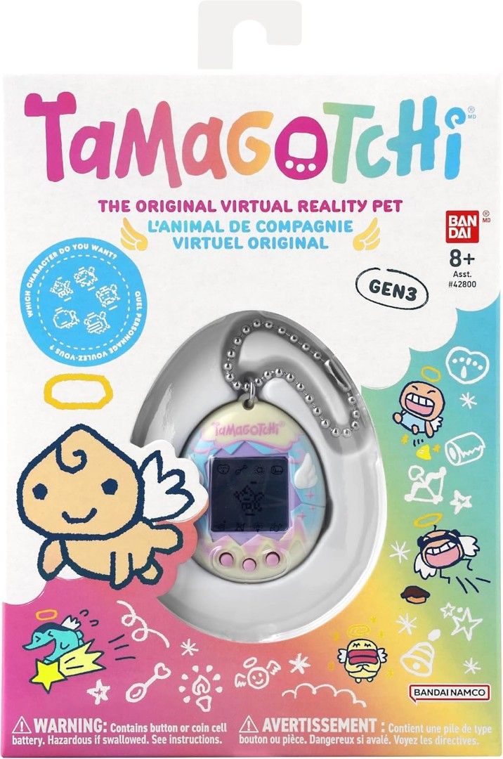 Tamagotchi Angel Gen3 Virtual Pet (Category: Interactive Toys) located in Singapore. Submitted by thepurrpaw (Listing ID 1389026629, Image 3). Description: - Brand new, unopened Tamagotchi Angel Gen3. - Comes with original packaging and instructions. - Take care of your digital pet and watch it grow! - Perfect for collectors or anyone wanting a nostalgic experience..