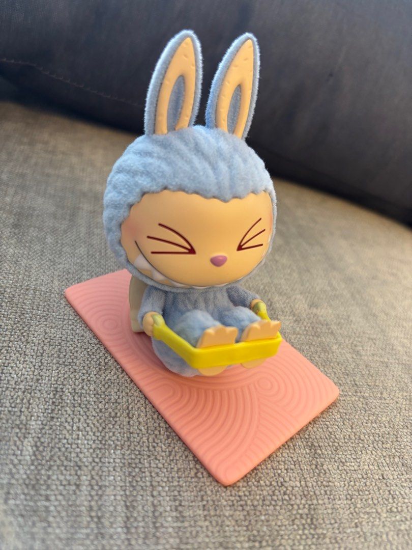 The monsters lazy yoga series (Category: Designer & Blind Box Toys) located in Taguig. Submitted by so0224 (Listing ID 1388973159, Image 1). Description: Like new. Comes with card 📍Location: BGC 📦Shipping: j&t/ lalamove ( SF shouldered by buyer) .