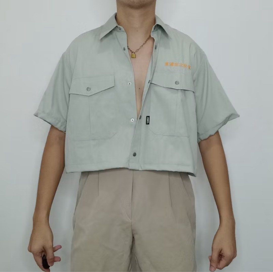 Utility-Inspired Button-Up Polo (Category: Tshirts & Polo Shirts ) located in Taguig. Submitted by mojodeclutter (Listing ID 1388967103, Image 1). Description: .