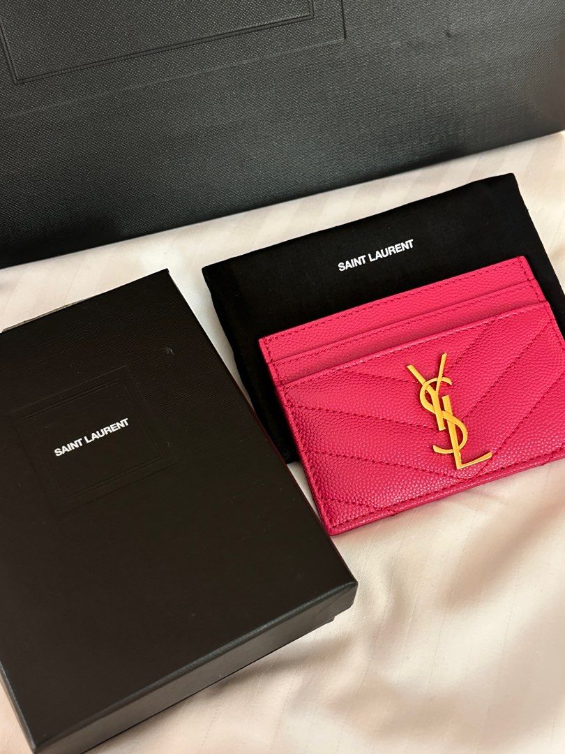 YSL Card holder authentic (Category: Wallets & Card holders) located in San Juan City. Submitted by babapccd (Listing ID 1389025368, Image 1). Description: Brand new. With box & Paperbag. With freebies. Original..