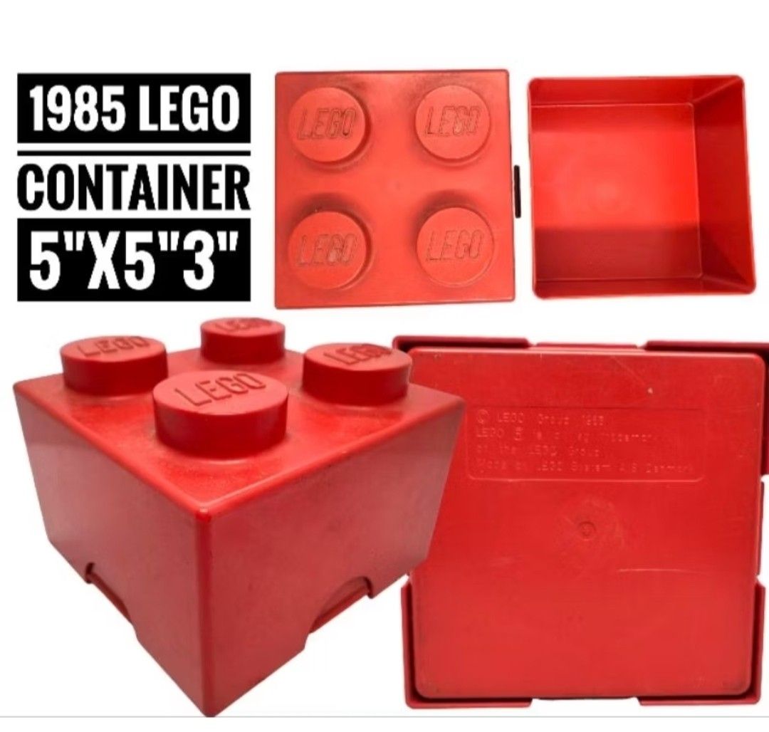 1985 Vintage Lego 4 Studs Bricks Storage Box (Category: Lego & Building Sets) located in Mankayan. Submitted by toys_of_yesteryear (Listing ID 1389281760, Image 1). Description: ~THANK YOU FOR VISITING MY WALL. PLS. READ FIRST BEFORE PURCHASING. PURCHASE ONLY IF YOU UNDERSTAND THE CONDITION OF THE ITEM YOU WANT TO CHECK OUT TO AVOID MISUNDERSTANDING AND HASSLE TO BOTH SIDE~ ✅MOP: Gcash or Bank (BDO) Payment first before shipping ✅Courier: J&T Not