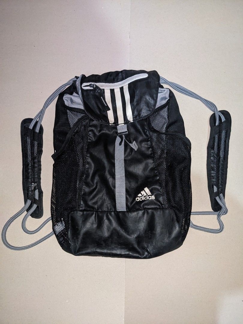 Adidas Drawstring Rucksack Backpack (Category: Backpacks) located in Butuan. Submitted by dashofdashii (Listing ID 1389272628, Image 1). Description: Decluttering pm me for more info and photos.