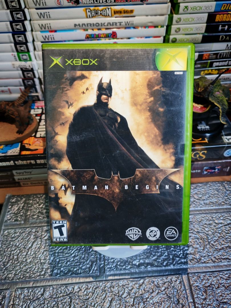BATMAN BEGINS XBOX (Category: Xbox) located in Santa Rosa. Submitted by tristanmunoz (Listing ID 1389144647, Image 1). Description: FOR SALE!!! Php 850 BATMAN BEGINS WARNER BROS NTSC Comes with manual and inserts CIB 100% Authentic Tested working condition RARE, COLLECTORS ITEM Can do video calls Warranty: 24 hours testing warranty, will do change/return if item are proven damaged (will be void if defect is caused by accident, misuse, negligence,