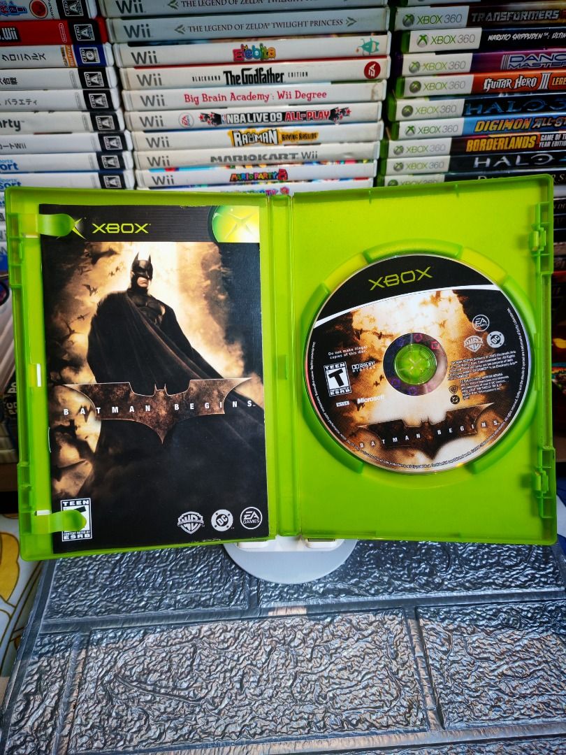 BATMAN BEGINS XBOX (Category: Xbox) located in Santa Rosa. Submitted by tristanmunoz (Listing ID 1389144647, Image 2). Description: FOR SALE!!! Php 850 BATMAN BEGINS WARNER BROS NTSC Comes with manual and inserts CIB 100% Authentic Tested working condition RARE, COLLECTORS ITEM Can do video calls Warranty: 24 hours testing warranty, will do change/return if item are proven damaged (will be void if defect is caused by accident, misuse, negligence,