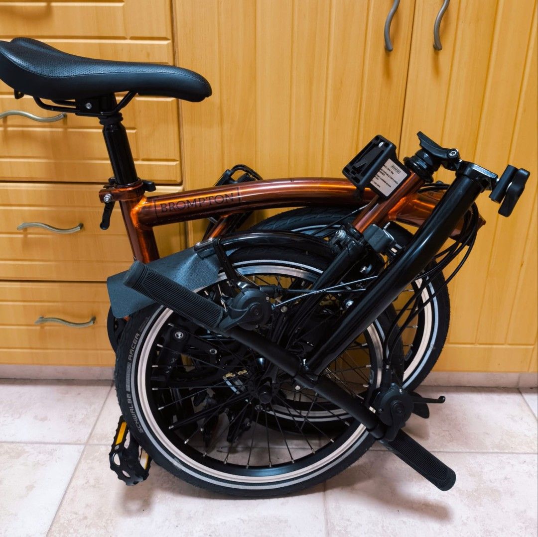 Flame Lacquer S6l Black Brompton BLACK EDITION Super Light S6L