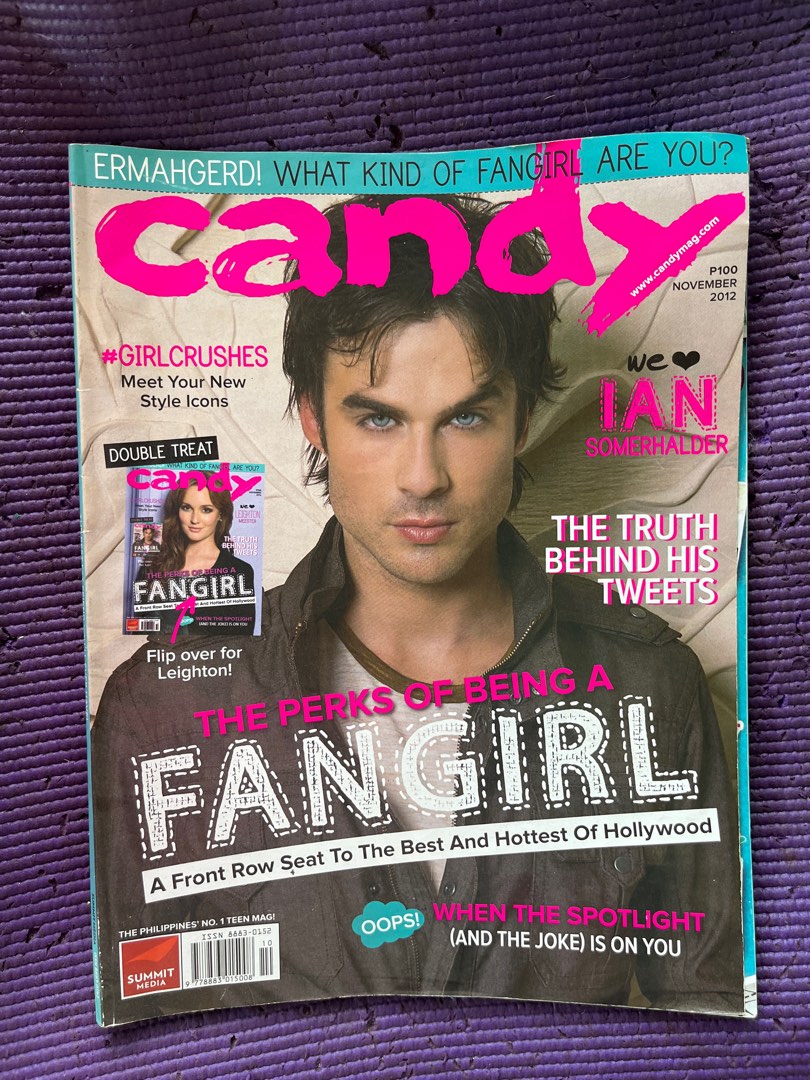 Candy Magazine Ian Somerhalder Damon Salvatore, Hobbies & Toys, Books ...