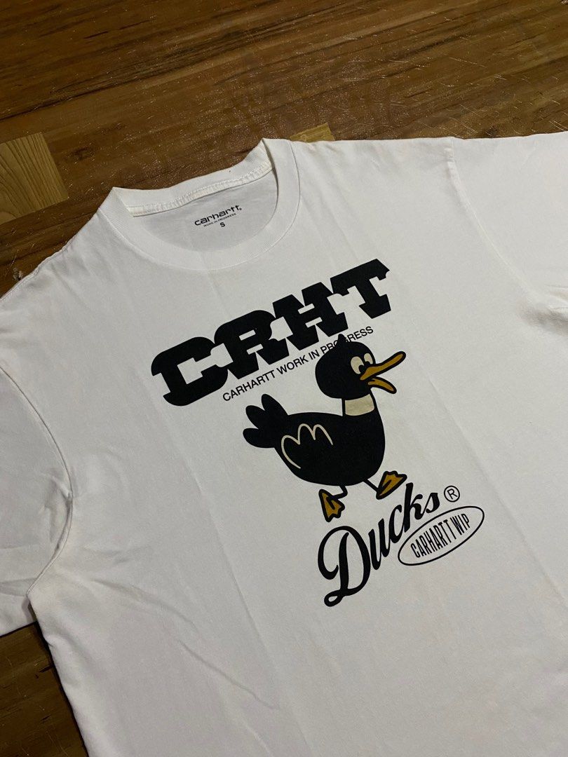 CARHARTT WIP DUCK TSHIRT (Category: Tshirts & Polo Shirts ) located in Cebu City. Submitted by junkloot.ph (Listing ID 1389180473, Image 3). Description: CARHARTT WIP DUCK TSHIRT Size small fit to medium W20.5 L27.5 Color rate 9.5/10 Condition 9.5/10 No issue.