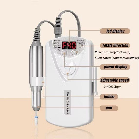 electric nail drill (Category: Hands & Nails) located in Manila. Submitted by luxurynailsbyaikafierce (Listing ID 1389151186, Image 2). Description: .
