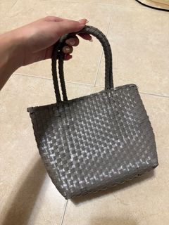 灰色編織手提袋64226037616898110