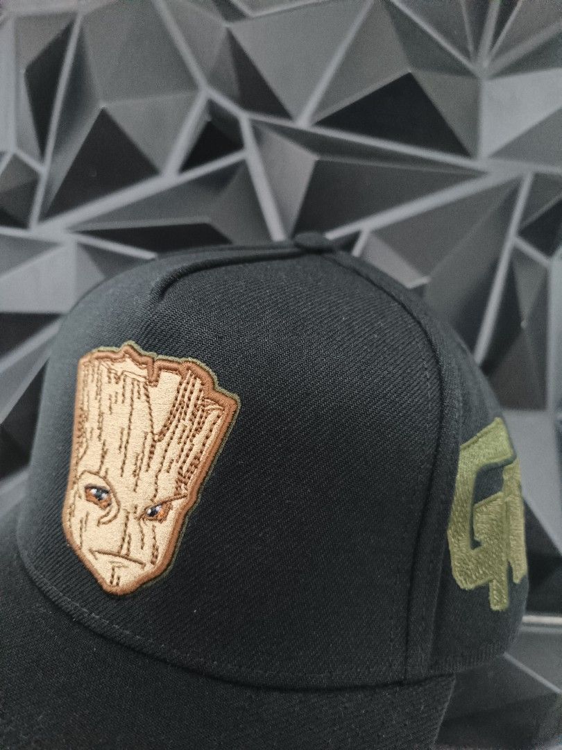 GROOT MARVEL SNAPBACK CAP (Category: Caps & Hats) located in Bacoor. Submitted by secretsup (Listing ID 1389174136, Image 2). Description: GROOT MARVEL SNAPBACK CAP SIZE : OSFA 850 PLUS SF.