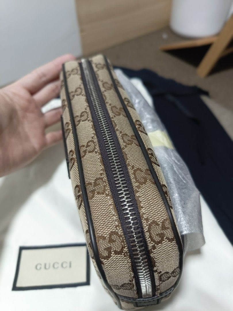 Gucci Mono Gram Bum/Belt Bag (Category: Luxury Bags & Wallets) located in Manila. Submitted by lancea88990 (Listing ID 1389187749, Image 2). Description: Gucci Mono Gram Bum/Belt Bag BNEW With Dust Bag Cert inside of the bag 45k or offer Meetup: Festival Mall, SM Southmall.
