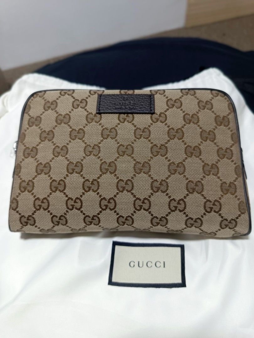 Gucci Mono Gram Bum/Belt Bag (Category: Luxury Bags & Wallets) located in Manila. Submitted by lancea88990 (Listing ID 1389187749, Image 1). Description: Gucci Mono Gram Bum/Belt Bag BNEW With Dust Bag Cert inside of the bag 45k or offer Meetup: Festival Mall, SM Southmall.