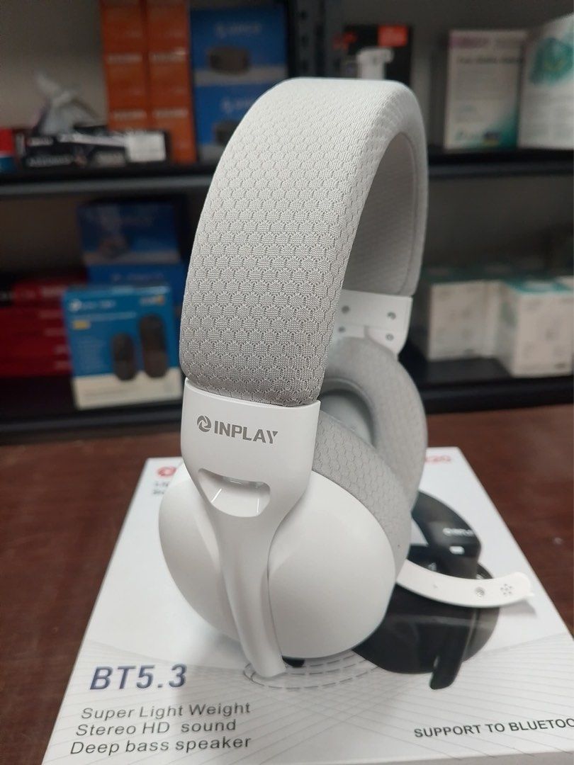 Inplay HT220 White Wireless Bluetooth Headset With Mic Over-Ear (Category: Headphones & Headsets) located in Pasig City. Submitted by techubstoreandaccessories (Listing ID 1389180531, Image 3). Description: Inplay HT220 White Wireless Bluetooth Headset With Mic Over-Ear Ready for Pick Up / Delivery ‼️ 📌 DETAILS: ✅Actual Picture Posted. ✅BRAND NEW & ORIGINAL. ✅7 Days Replacement for Factory Defects and 1year Warranty. (Terms and conditions apply)