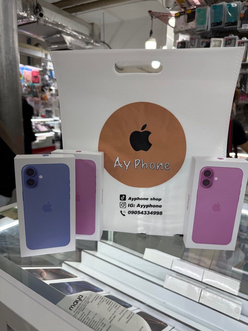 IPHONE 16 BNEWSEALED APPLE WARRANTY and secondhand (Category: iPhone 16 Series) located in San Juan City. Submitted by saykotacer0204 (Listing ID 1389288793, Image 1). Description: -We do offer sameday delivery via Personal Trusted rider COD, and COP LBC shipping nationwide. MEET UP and PICK UP, metro manila Sanjuan area. OPEN FOR BULK ORDERS‼️ Payment Method: ✔️Cash ✔️Gcash ✔️Online Bank instapay Transfer ✔️CREDIT CARD INSTALLMENT ✔️Maya straigh