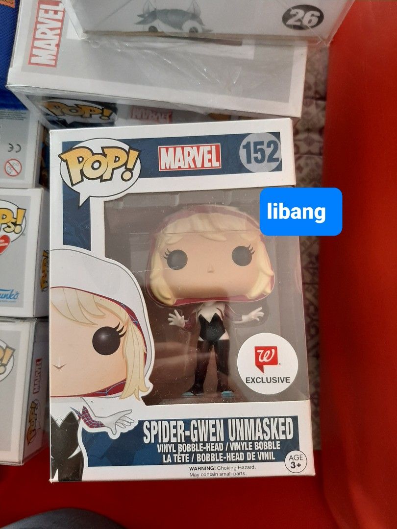 Marvel spidergwen funko pop hooded (Category: Designer & Blind Box Toys) located in Paranaque City. Submitted by jiggsly (Listing ID 1389197491, Image 1). Description: marvel spidergwen comics funko pop hard to find. no damage. add 50 for protector rfs: decluttering MOP: strictly GCASH first before shipping MOD: lbc or lalamove sf shouldered by buyer.