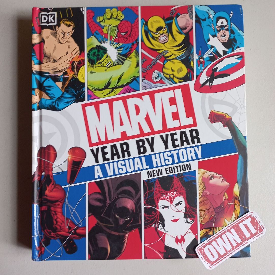 Marvel Year By Year A Visual History New Edition (Category: Comics & Manga) located in Imus. Submitted by ownitrightnow (Listing ID 1389266323, Image 1). Description: Marvel Year By Year A Visual History New Edition by Tom DeFalco, Peter Sanderson, Tom Brevoort, Matthew K. Manning, Stephen Wiacek HARDCOVER Deep dive into the full story of Marvel Comics in a single, beautifully illustrated volume. Created in full collaboration with Marvel, this fa