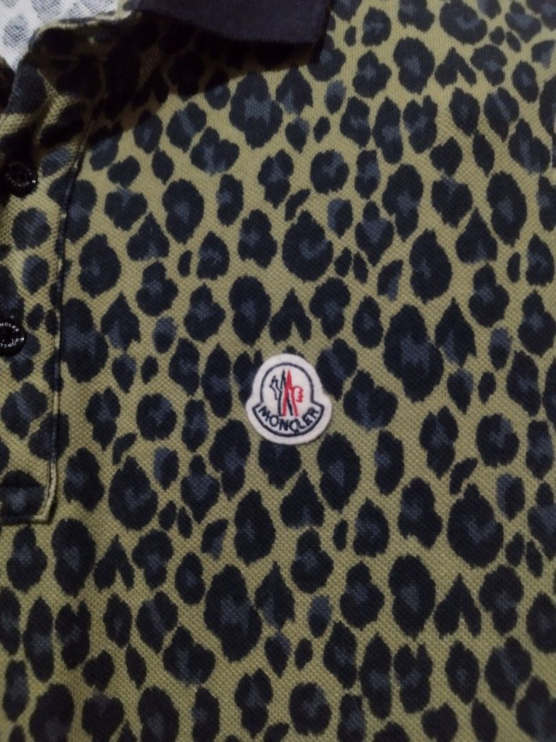 Moncler Polo Shirt (Rare) (Category: Tshirts & Polo Shirts ) located in Manila. Submitted by beanieracha (Listing ID 1389274373, Image 2). Description: Moncler Polo Shirt (Rare) Jaguar Design Size Small on Tag 2k Negotiable Paco Manila, loc.