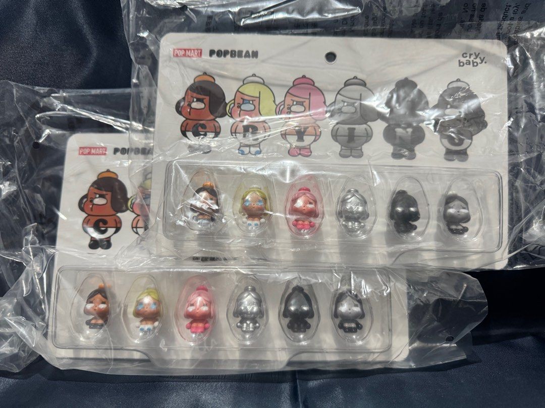剩2件] POP MART POP BEAN CRYBABY Baby Born Series Set