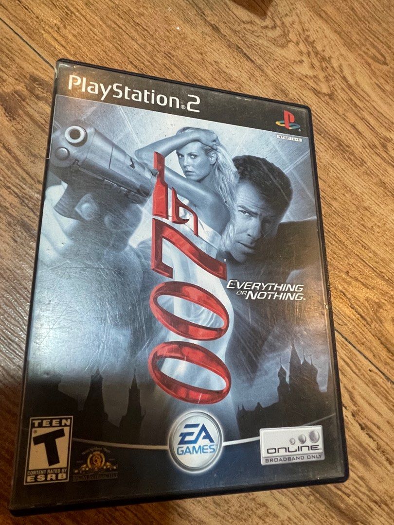 PS2 James Bond 007 Everything or Nothing (Category: PlayStation) located in Quezon City. Submitted by brainsells (Listing ID 1389141743, Image 1). Description: Playstation 2 James Bond 007 Vintage games xbox nintendo gameboy console platform rpg shooting game mobile.