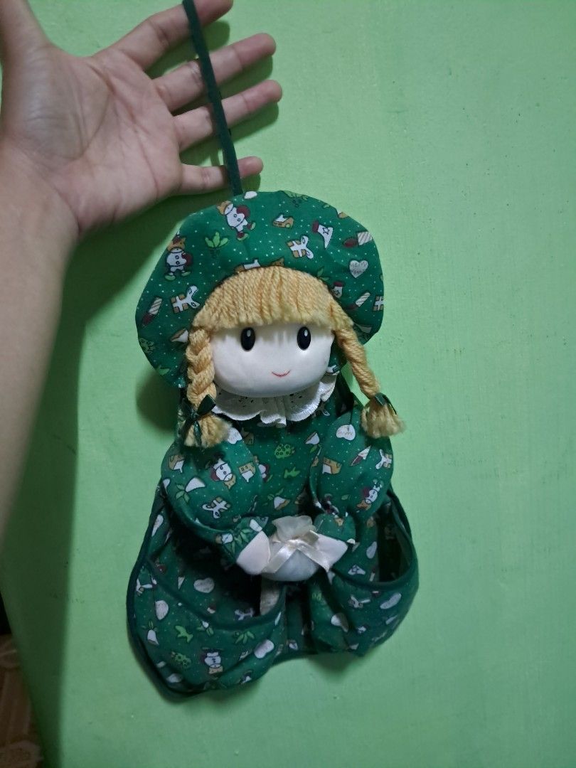 RAG DOLL HANGING ORGANIZER from JAPAN (Category: Other Home Decor) located in Batangas. Submitted by buddy_and_willow (Listing ID 1389237160, Image 2). Description: ‼️PLEASE READ FULL DESCRIPTION and SEE ALL PHOTOS‼️ PRELOVED FROM JAPAN WITH TWO OPEN POCKETS CUTE 😍 NO FLAWS. JUST NORMAL SIGNS OF USE 📍LOCATION: LIPA, BATANGAS ***PAYMENT FIRST via Gcash, GoTyme or BPI only. NOTE: For GCash payment, we will not accept those with "Send Money Protec