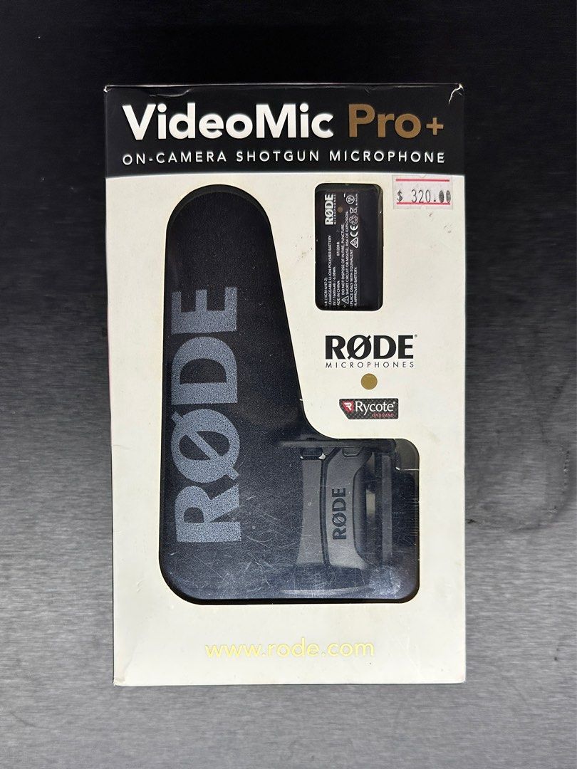 Rode VideoMic Pro+ Premium On-Camera Shotgun Microphone