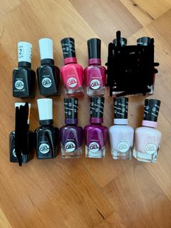 Sally Hansen 凝膠指甲油連頂層塗層（共 9 瓶）64216658040066110