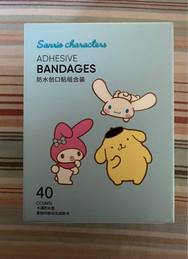 Sanrio waterproof bandaid (Category: Medical Supplies & Tools) located in Quezon City. Submitted by atozmarketing (Listing ID 1389114040, Image 1). Description: .