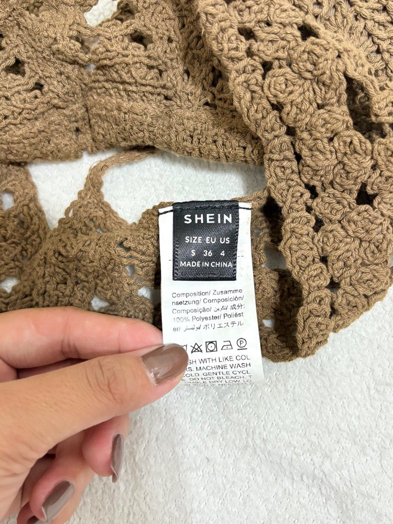 Shein Crochet Halter Top (Category: Bikinis & Swimsuits) located in Manila. Submitted by tinyarchive (Listing ID 1389271421, Image 3). Description: Used once .