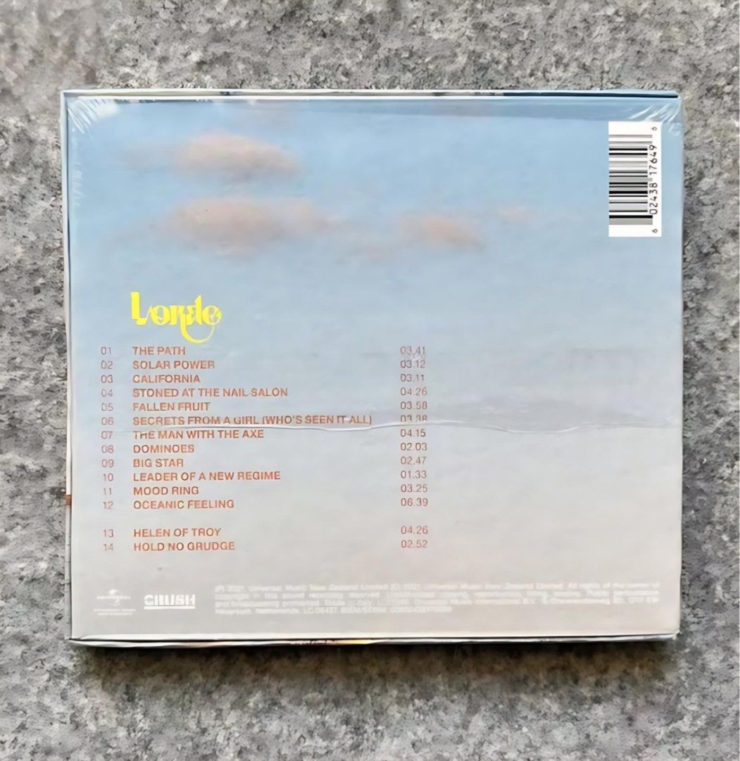 Solar Power - Lorde CD (Category: Electrical, Adaptors & Sockets) located in Dasmarinas. Submitted by ohsnaprecords (Listing ID 1389130665, Image 2). Description: Mode of Payment: Gcash/Paypal Mode of Delivery: JNT/GGX Shoulder po ng buyer ang shipping fee. Interested? Dm me.