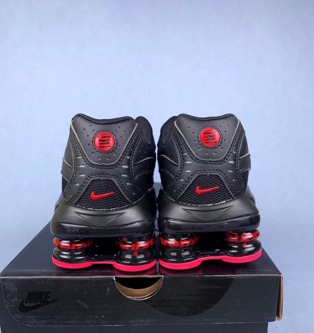 Supreme x Nike Shox Ride 2 Retro Comfortable Trend Low-Top Casual