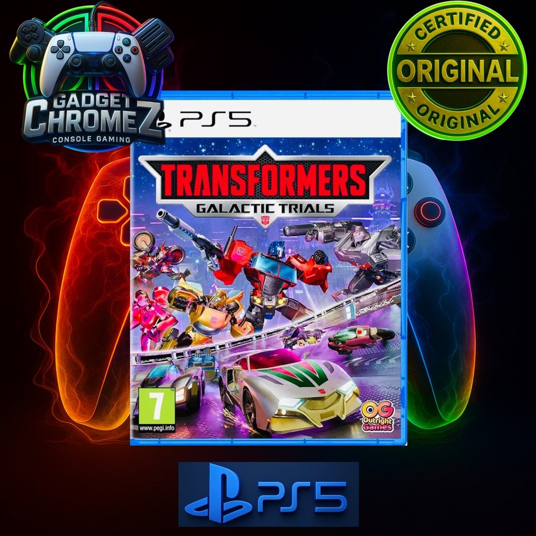 Transformers Galactic Trials | PS5 Game | BRANDNEW (Category: PlayStation) located in San Jose del Monte. Submitted by gadget_chromez (Listing ID 1389272534, Image 1). Description: TRANSFORMERS GALACTIC TRIALS BRANDNEW / SEALED Physical Game (Disc/Cart) Safely packed with 2 layers of thick bubble wrap for maximum protection upon shipping out..