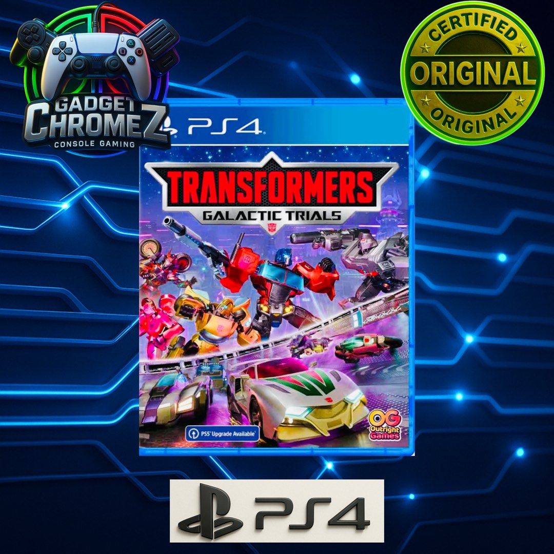 Transformers Galactic Trials | PS4 Game | BRANDNEW (Category: PlayStation) located in San Jose del Monte. Submitted by gadget_chromez (Listing ID 1389272624, Image 1). Description: TRANSFORMERS GALACTIC TRIALS BRANDNEW / SEALED Physical Game (Disc/Cart) Safely packed with 2 layers of thick bubble wrap for maximum protection upon shipping out..