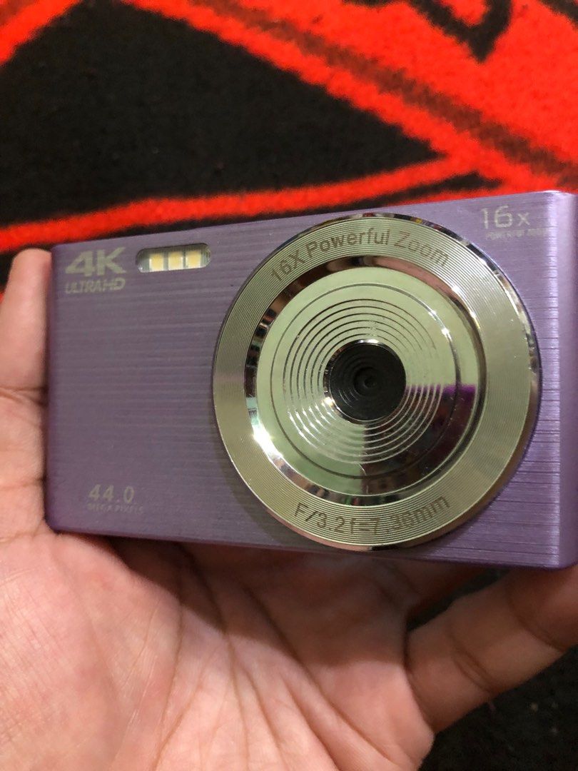 Vetek 4K digital camera (Category: Cameras) located in Quezon City. Submitted by markgolveo (Listing ID 1389180136, Image 2). Description: Vetek 4K digital camera 44megapixels 16x zoom With lexar 4GB sdhc card and microusb charging cable Tested okay Working all features buttons and sounds Good image and video capture Good working flash Good battery life Minor signs of wears Good clear screen display Screen protected since day 1.