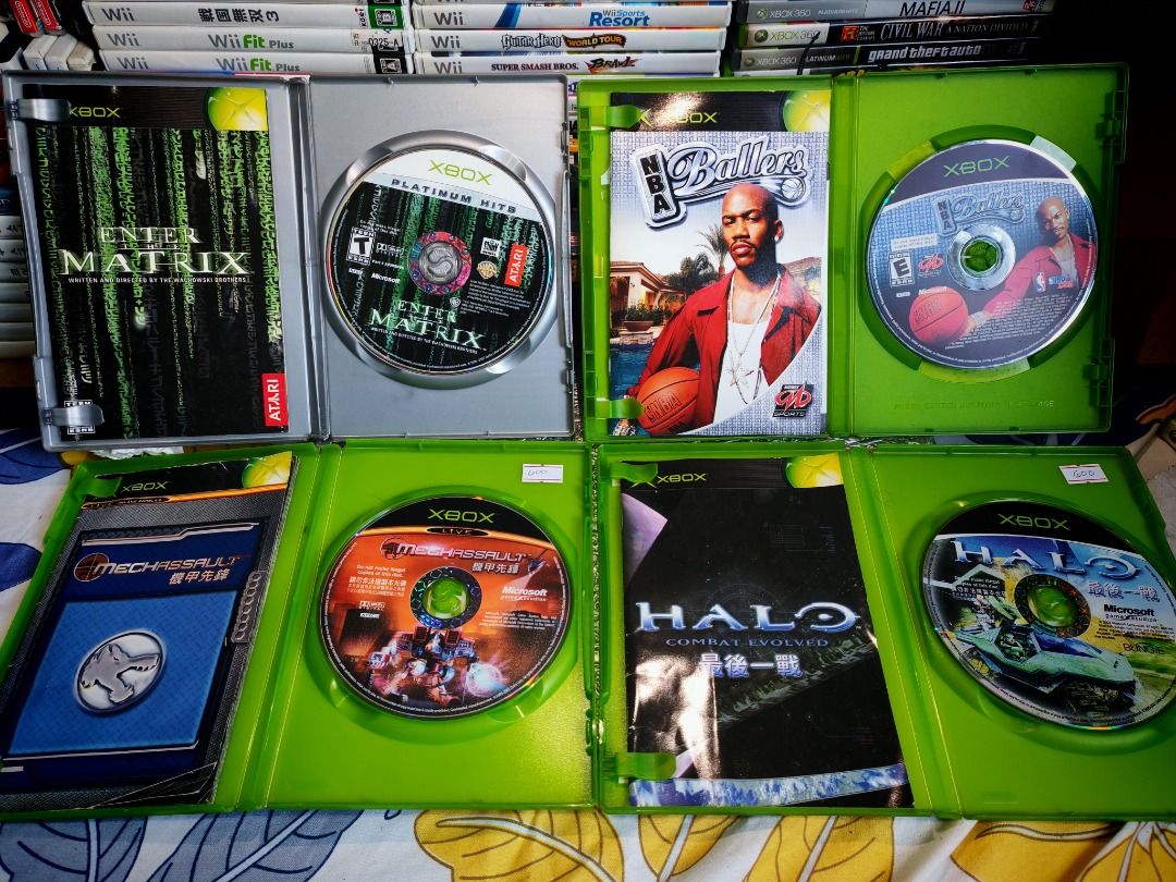 XBOX ORIGINAL GAMES (Category: Xbox) located in Santa Rosa. Submitted by tristanmunoz (Listing ID 1389143670, Image 3). Description: FOR SALE!!! PRICE LIST: THE MATRIX (NTSC) - 600 NBA BALLERS (NTSC) - 600 MECHASSAULT (NTSC-J) - 550 HALO COMBAT EVOLVED (NTSC-J) - 600 Can do video calls Warranty: 24 hours testing warranty, will do change/return if item are proven damaged (will be void if defect is caused by accident, misuse, negligence, including 