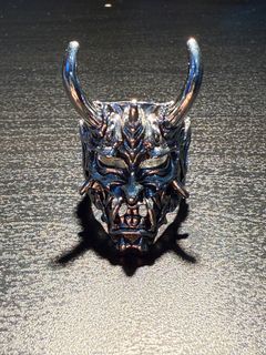 不鏽鋼戒指 智慧之印般若鬼面64232872456578110