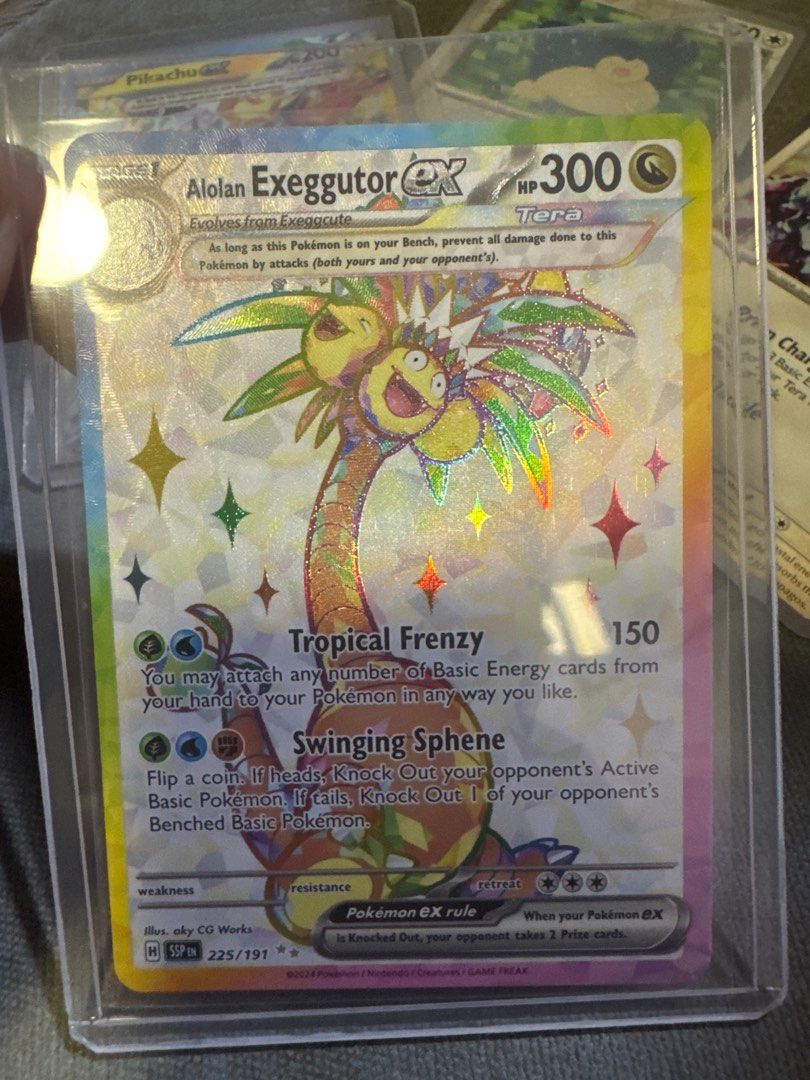 25th anniversary pokemon metal cards Alolan Exeggutor ex