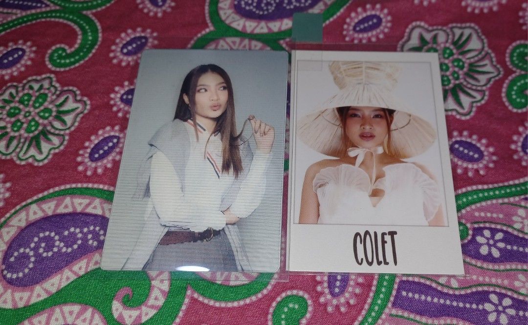Bini Colet Hwy Lenticular photocard (Category: K-Wave Merchandise) located in Manila. Submitted by jyeoulty (Listing ID 1389485575, Image 1). Description: #jyeoultyonhand Bini Colet hwy lenticular pc Free solo gbv pola P100 Onhand Ready to ship ❌️ meet up #bini #bloom #gwen #mikha #aiah #stacey #jhoanna #sheena #colet #maloi #herewithyou #homecoming.