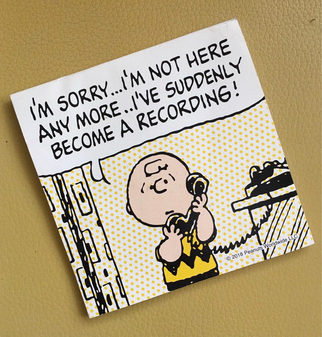 Charlie Brown Note Pad (Category: Stationery & School Supplies) located in Tarlac. Submitted by greatfindstrlc (Listing ID 1389332420, Image 1). Description: 2018 Peanuts Worldwide LLC. 4 inches by 4 inches size pad. With slight water stain at the back of the cover but none on the pad. Still cool condition as Charlie always is...