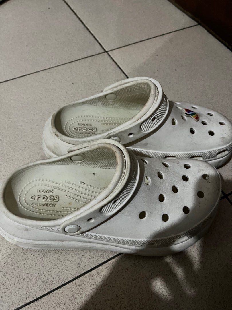 Classic Crush White Women's Crocs Crocs Classic Crush Clog