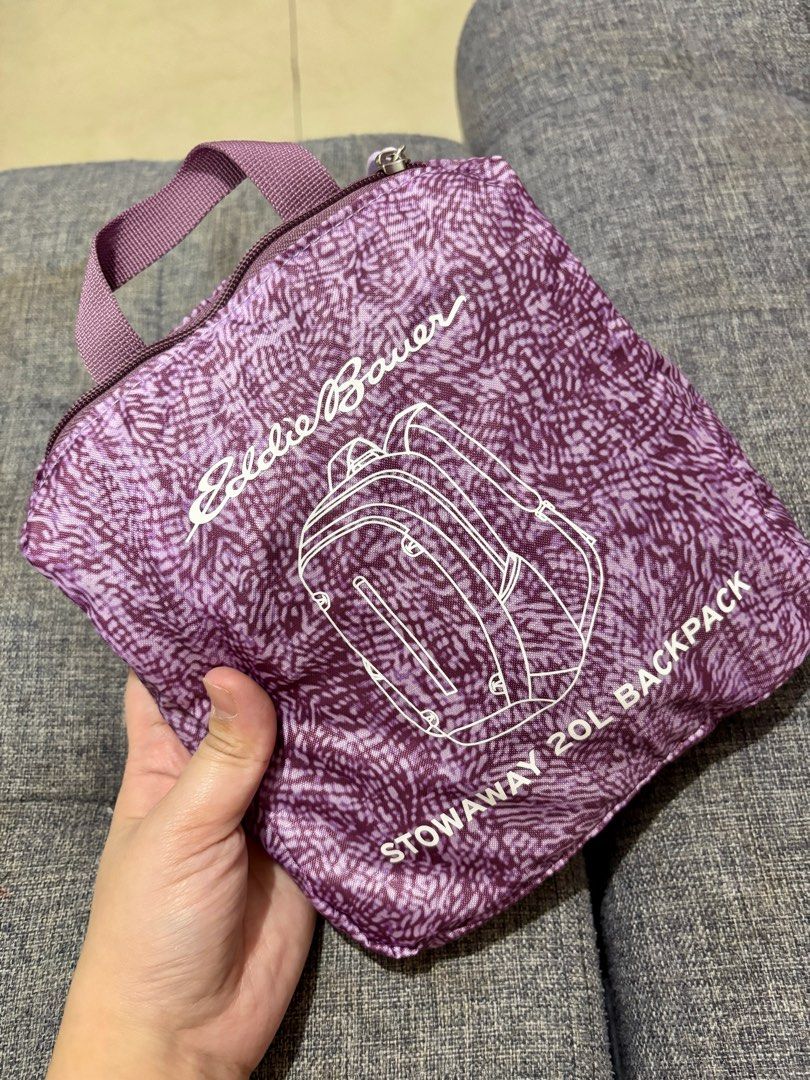 Eddie Bauer Packable Backpack (Category: Backpacks) located in Marikina City. Submitted by mattysgn (Listing ID 1389328228, Image 3). Description: Eddie Bauer Packable BackPack 💯 original 20L capacity 📌Marikina Can ship thru lalamove grab jnt c/o buyer .