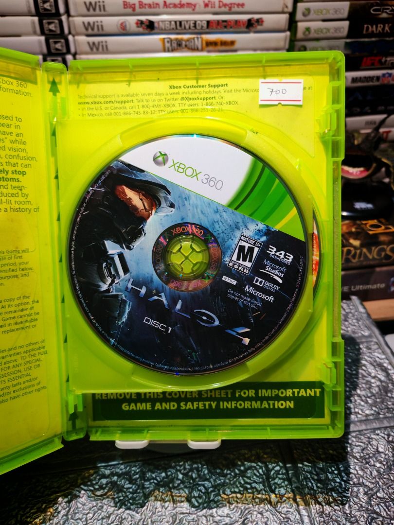 HALO 4 XBOX 360 (Category: Xbox) located in Santa Rosa. Submitted by tristanmunoz (Listing ID 1389394541, Image 2). Description: FOR SALE!!! Php 700 HALO 4 XBOX360 MICROSOFT NTSC 100% Authentic Tested working condition Can do video calls Warranty: 24 hours testing warranty, will do change/return if item are proven damaged (will be void if defect is caused by accident, misuse, negligence, including tampering). Return delivery is shouldered by the 