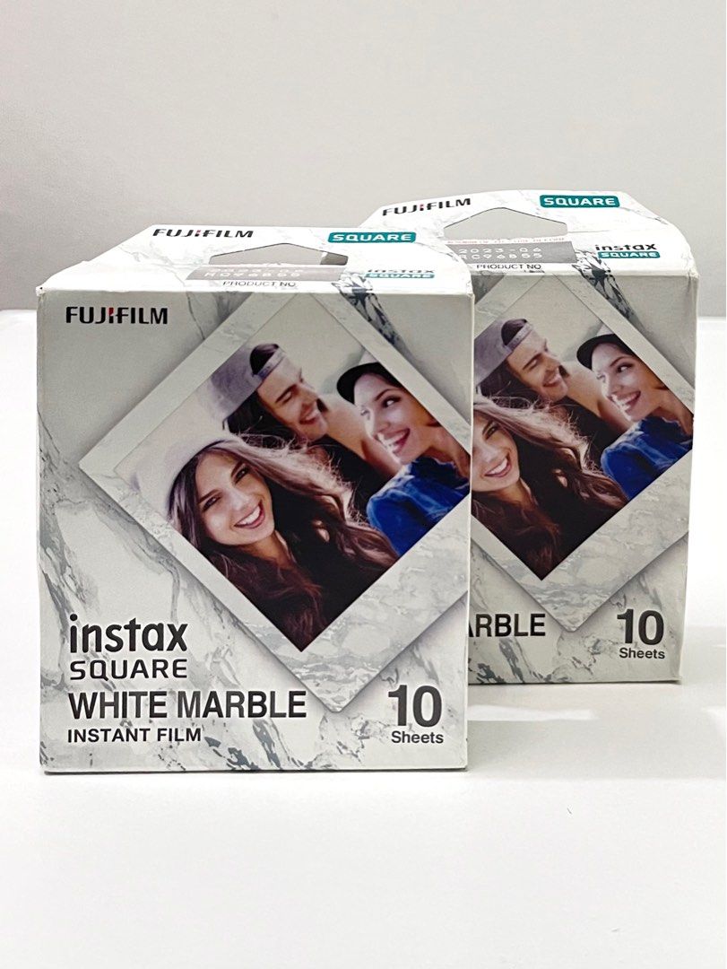Instax Square Instant Film White Marble, Fotografi di Carousell